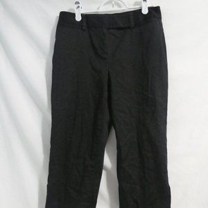 STYLE & CO PETITE Stretch | 6P | Casual Black Pants With Zip Bottom Sides | NWOT